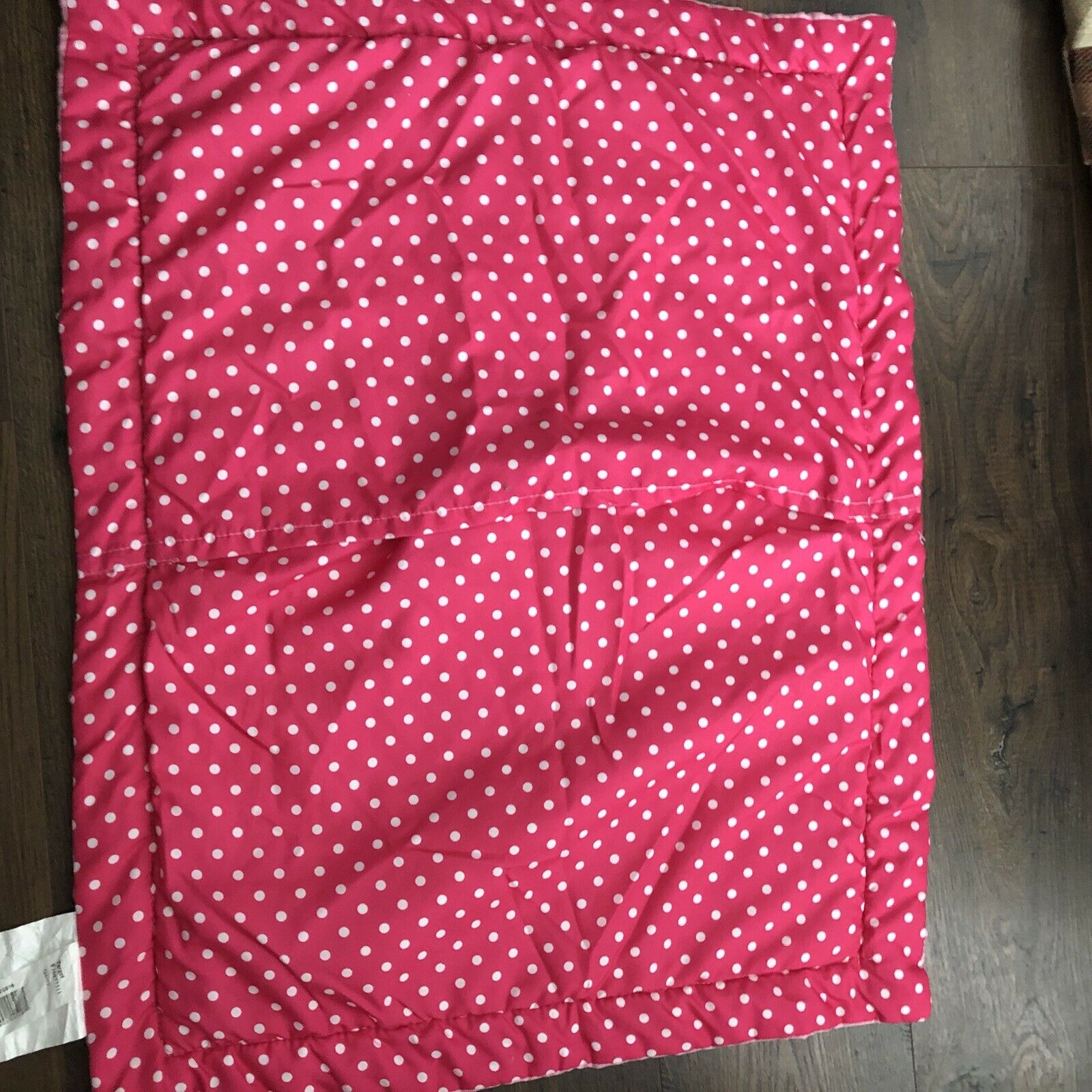 Circo Girl's Peace + Love Quilted Pink White Standard Pillow Sham - Fresh Stock Dated February 2026