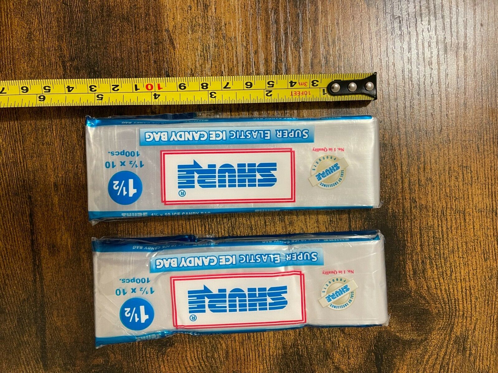 Ice Candy Bags/Ice Popsicle Bags 1.5x10 - 2 bags (200 pieces) - Fresh Stock Dated December 2025