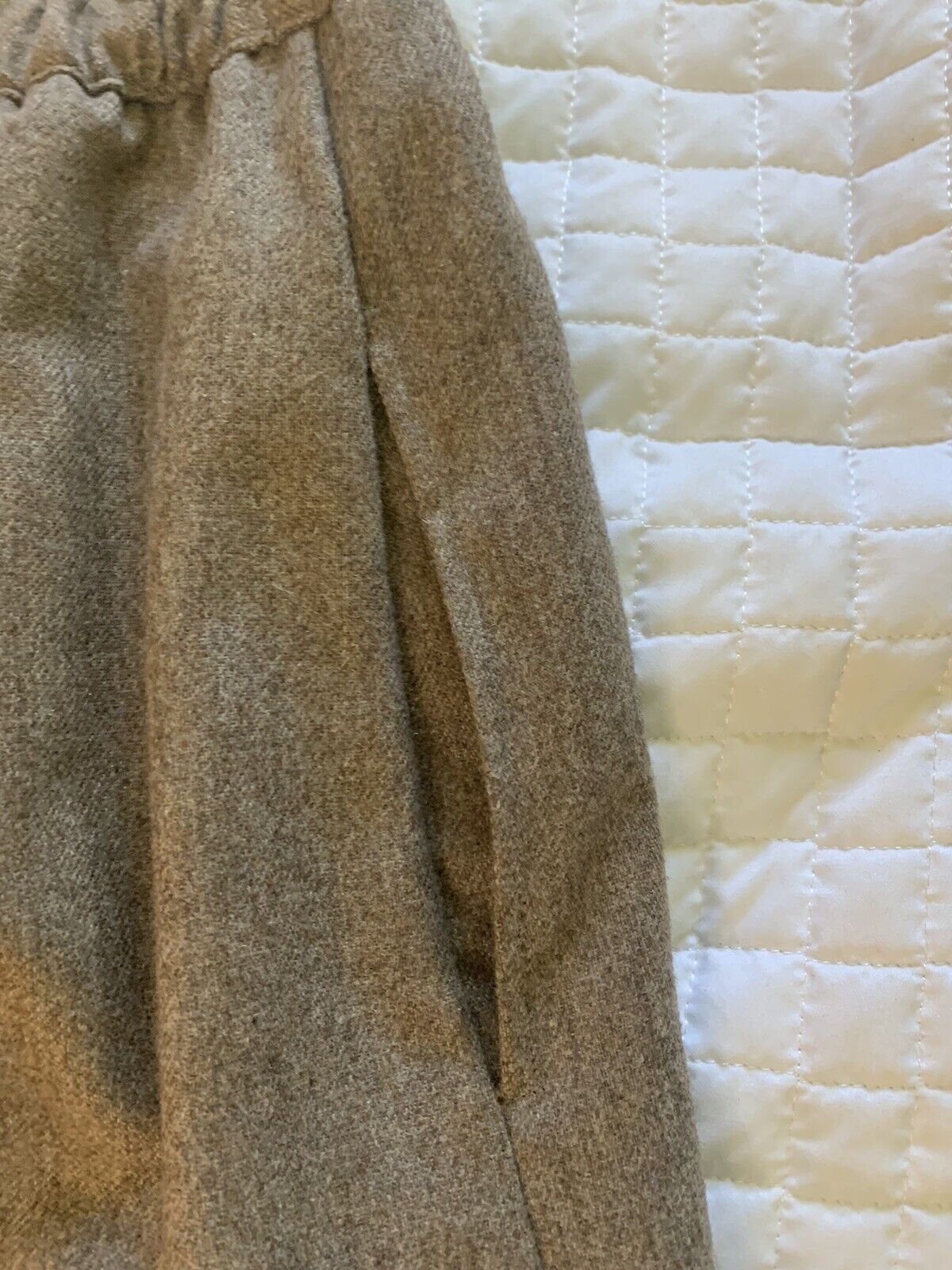 Vintage Ms Russ Wool Brown Lined Skirt 30