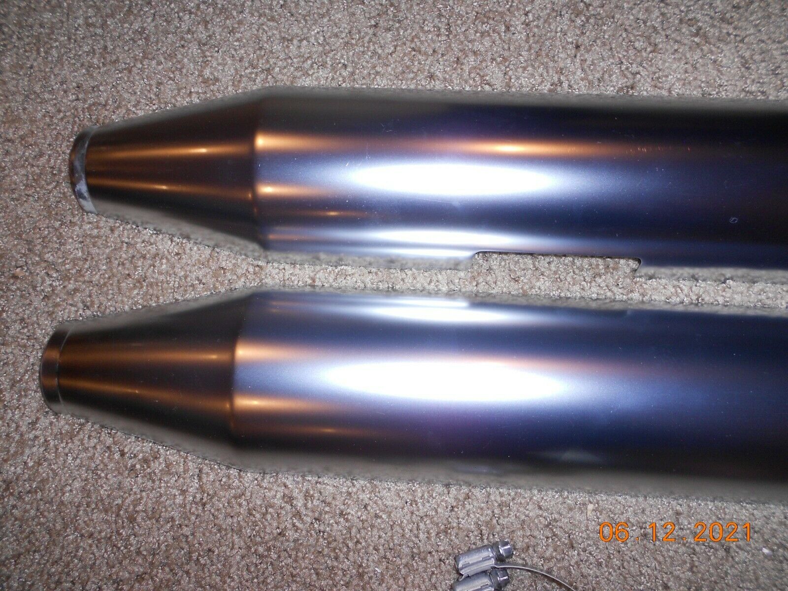 Harley-Davidson Fat Boy 2018-19 Muffler Heat Shields 65400353 - Fresh Stock Dated February 2026