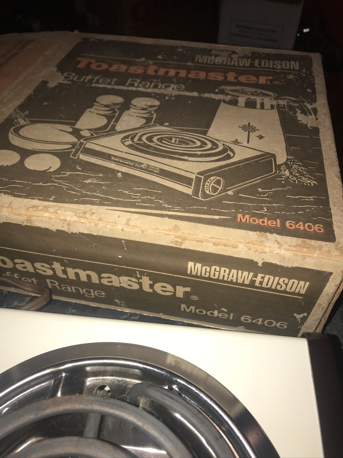 Toastmaster Buffet Range Hot Plate. Unused. Original Box. - Fresh Stock Dated February 2026