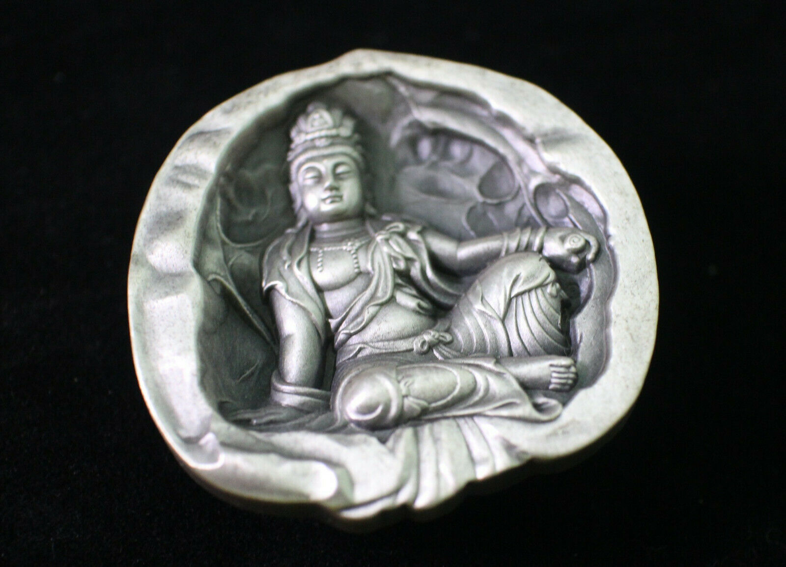 China 2013 186 Grams Silver Medal - Buddha in Walnut - Fresh Stock Dated February 2026