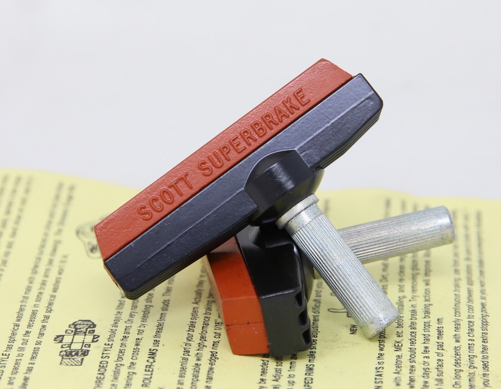 NOS SCOTT MATHAUSER SUPERBRAKE FINNED PADS ROLLERCAM SIZE S MTB BMX VINTAGE OLD - Fresh Stock Dated February 2026