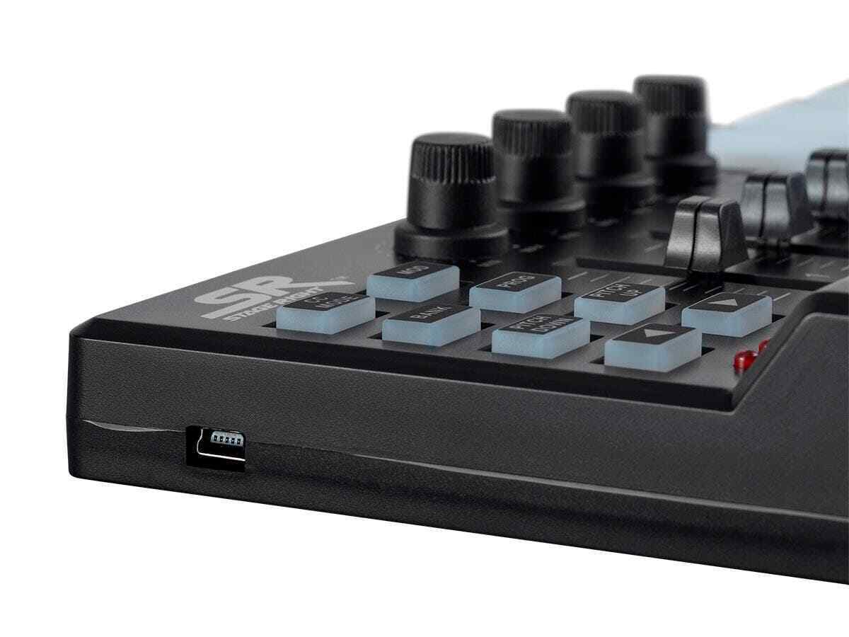 Monoprice SRK Mini USB MIDI Keyboard Controller with 8 Pads, 4 Knobs, 4 Sliders - Fresh Stock Dated February 2026
