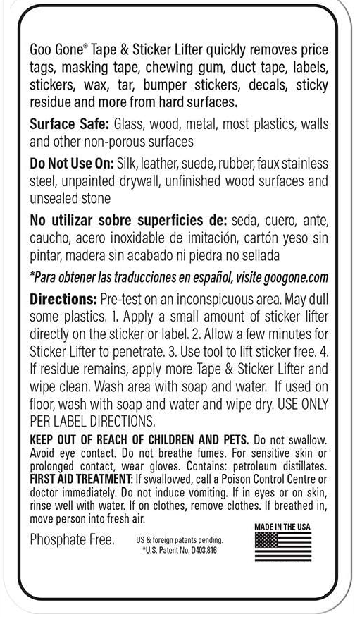 2 Mini Razor Blade Scrapers and Goo Gone 2 oz Bundle Ships from USA - Fresh Stock Dated February 2026