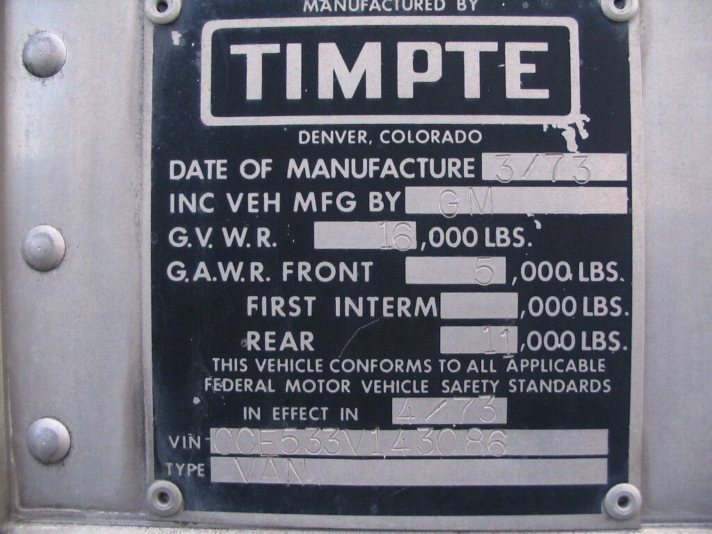 73 CHEVY C50 - 11,000# GM axle complete - 1973 c50 Chevrolet truck -NO RESERVE- - Fresh Stock Dated February 2026