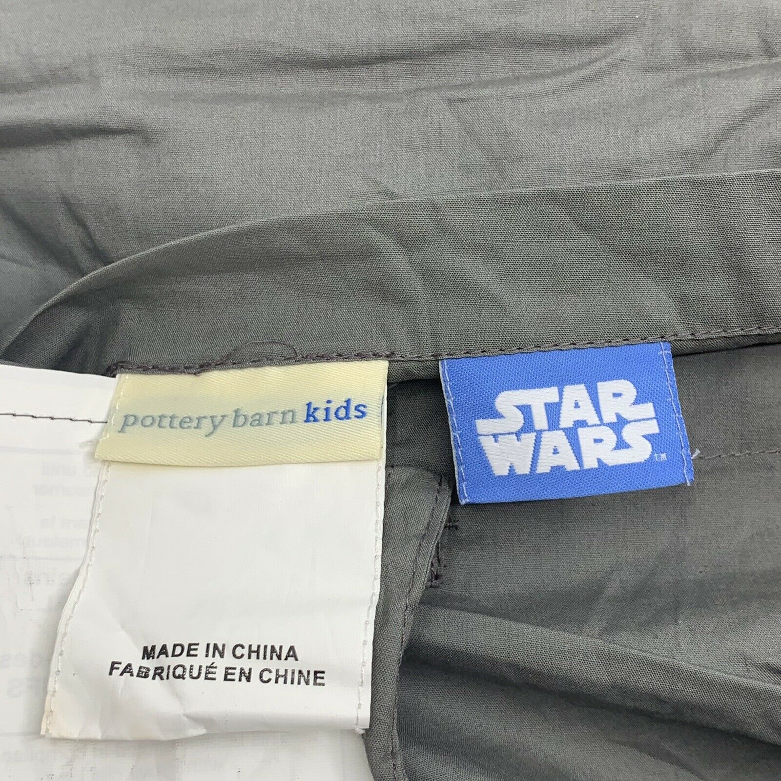 Pottery Barn Kids STAR WARS Millenium Falcon Quilted Sham Standard Navy Blue NEW - Fresh Stock Dated December 2025