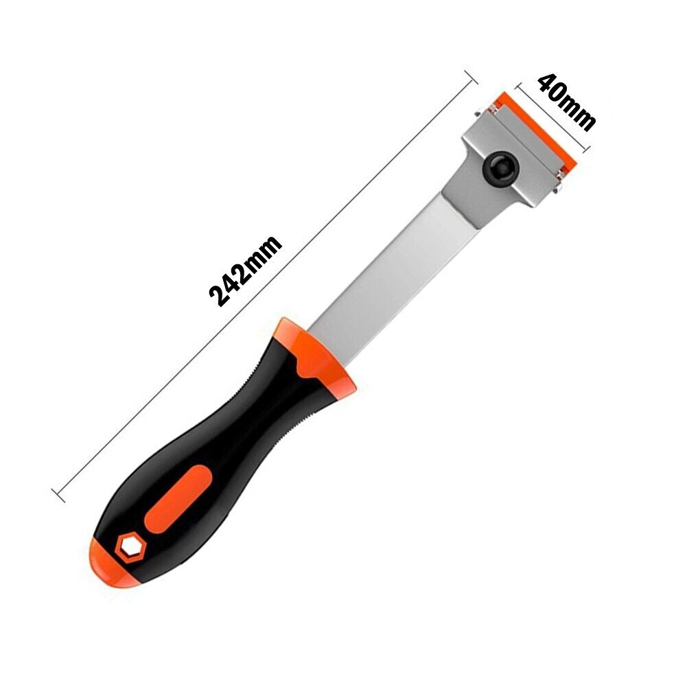 Scraper Razor Blade Paint Glue Remove/Adhesive Long Handled Scraper Tool 9.25In - Fresh Stock Dated February 2026