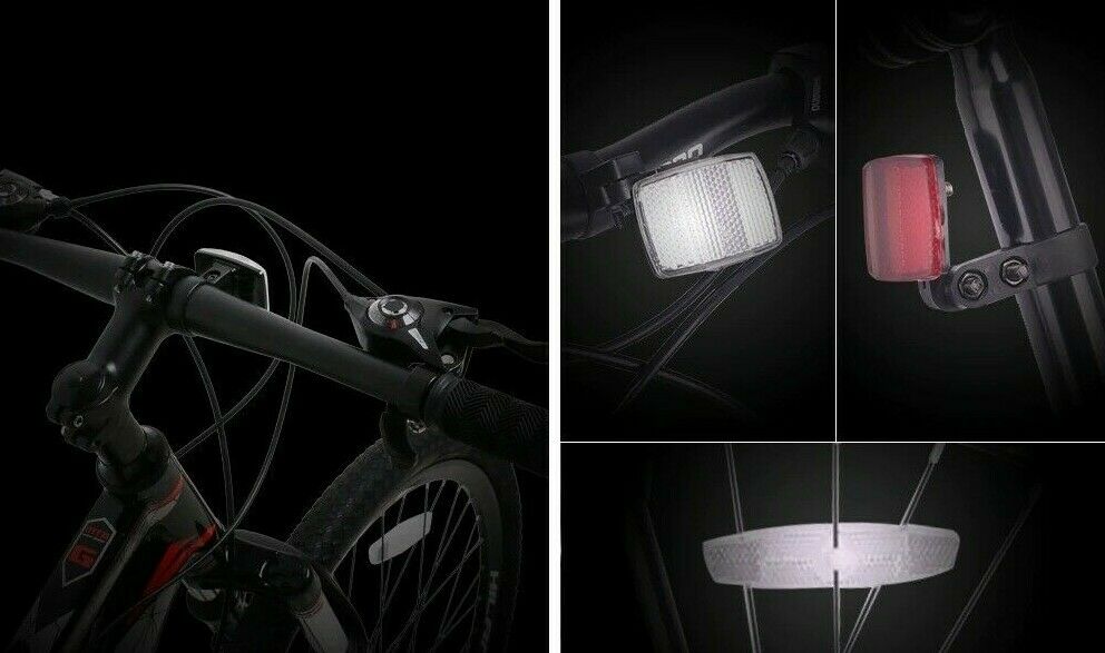 MOUNTAIN BIKE BLACK ALUMINUM ALLOY BICYCLE DISC BRAKE ROAD CYCLE 21 SPEED 26