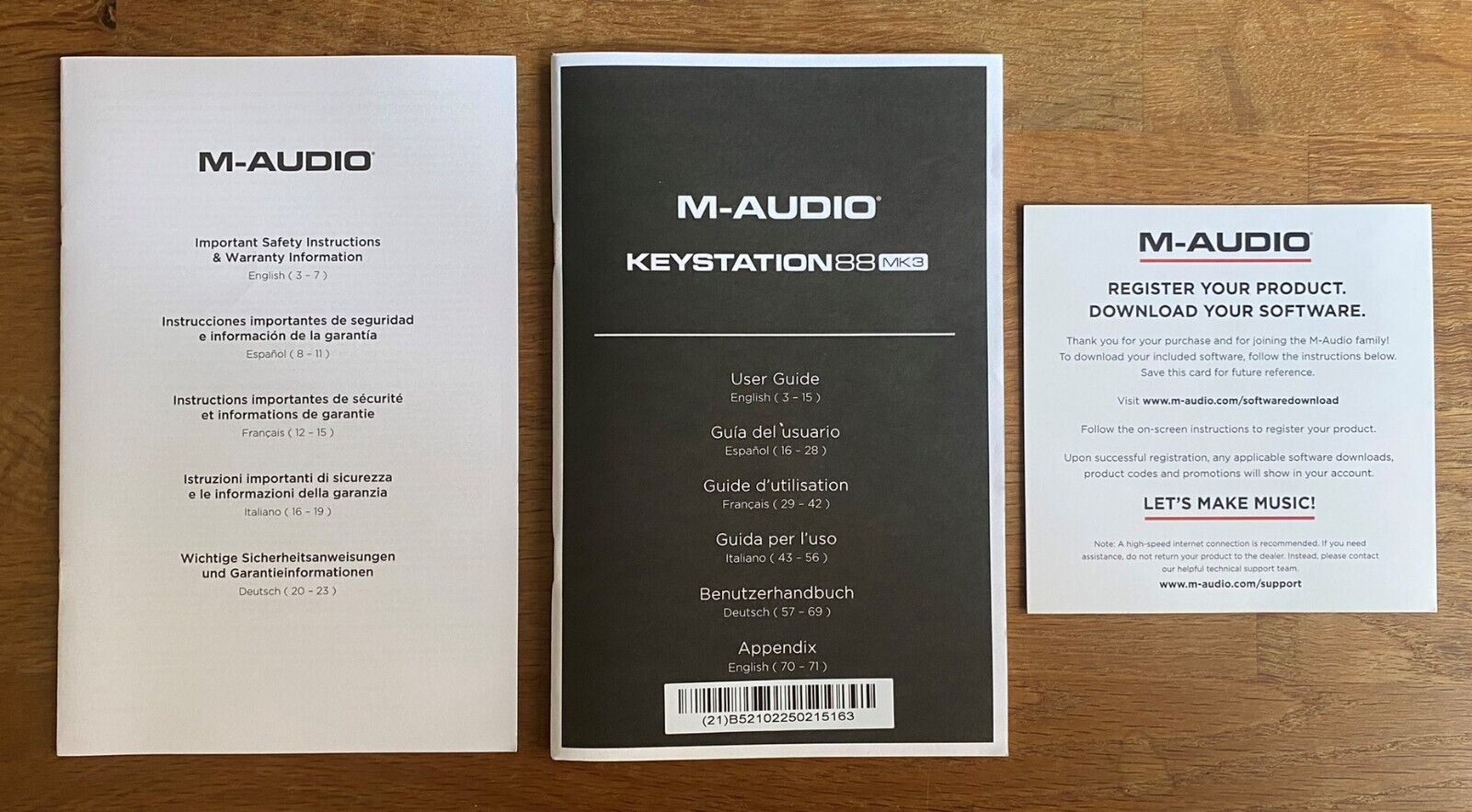 M-Audio Keystation 88 MK3 Keyboard Controller - Fresh Stock Dated February 2026