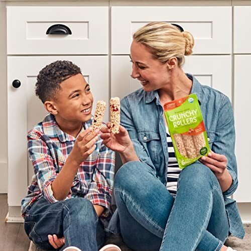 Crunchy Rollers - Organic Rice Snacks -Variety Flavors (4 packs of 6) - Fresh Stock Dated December 2025