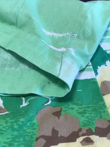 Vintage 1970s Womens Malia Honolulu Green Hawaiian Island A-Line Wrap skirt - M - Fresh Stock Dated February 2026