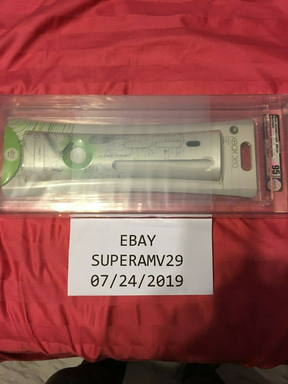 Xbox 360 Launch Team 2005 FACEPLATE VGA 95 - Fresh Stock Dated December 2025