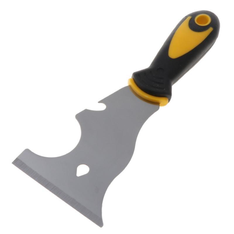 Stainless Steel Paint Putty Scraper 7in1 Tool Spackle  Caulk Removal Tool - Fresh Stock Dated February 2026