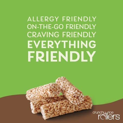 Crunchy Rollers - Organic Rice Snacks -Variety Flavors (4 packs of 6) - Fresh Stock Dated December 2025