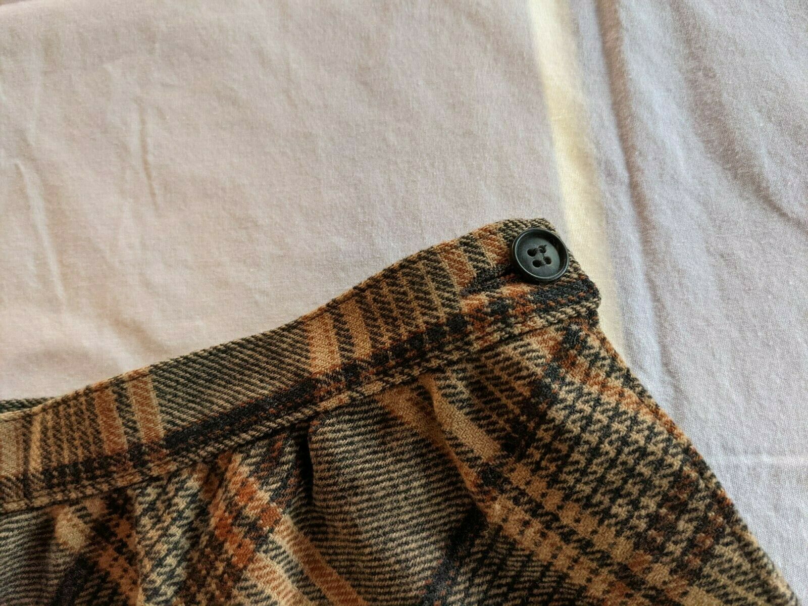 Vintage 1970s Plaid Skirt by Pendleton Mod Mad Men - Fresh Stock Dated February 2026