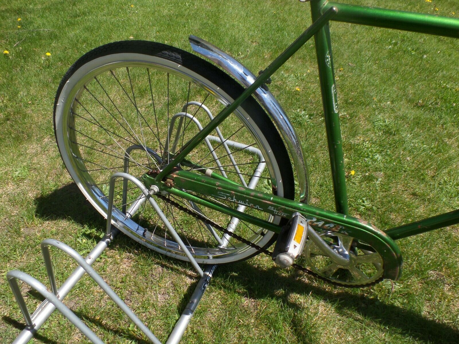 1976 (EM) Schwinn Men's Racer Custom Rat Bike - Green - Fresh Stock Dated February 2026