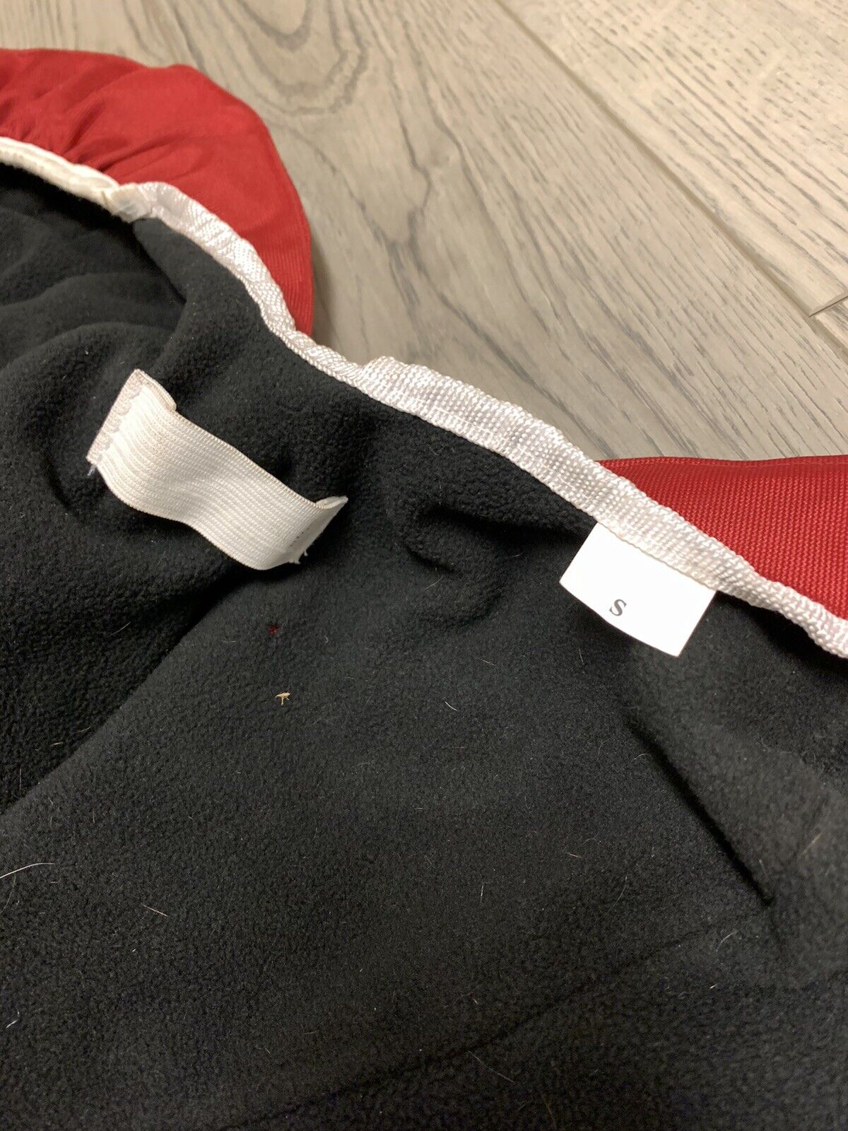 CWD saddle cover - small, red, fleece lined - Fresh Stock Dated December 2025