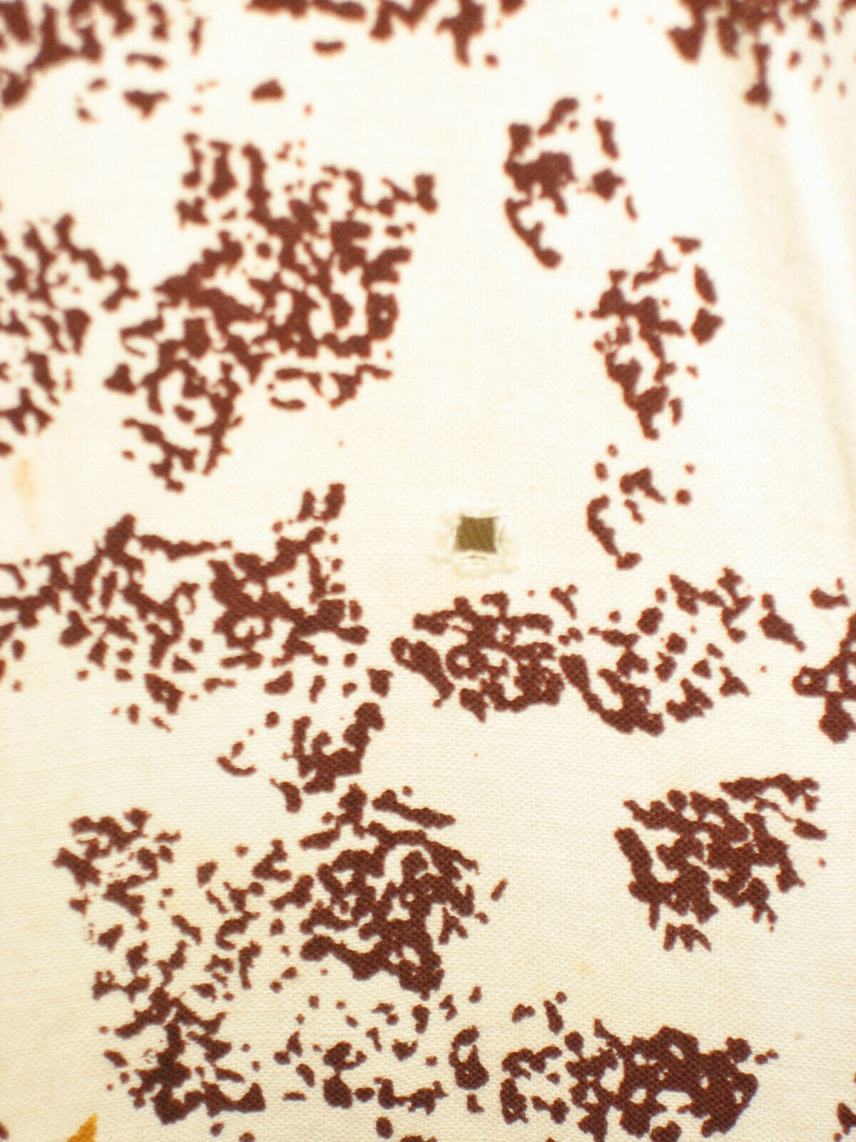 vtg 1940s 50s DONIG of CA Hawaiian LEAF Abstract VLV RNR Cotton Circle Skirt S - Fresh Stock Dated February 2026