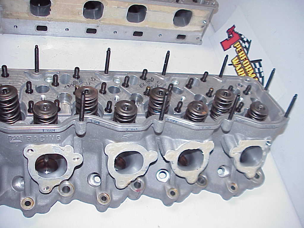 2 FRESH R07 Chevy GM Aluminum Heads with NEW Del West Titanium Valves JR4 - Fresh Stock Dated February 2026