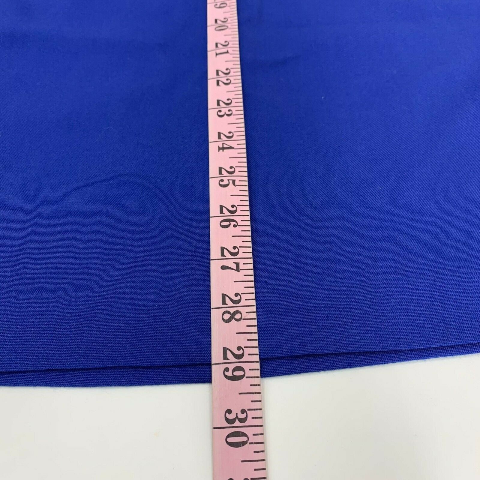 Vintage 80s Blue Career Pencil Skirt Size S Small Front Pockets Deadstock NWT - Fresh Stock Dated February 2026