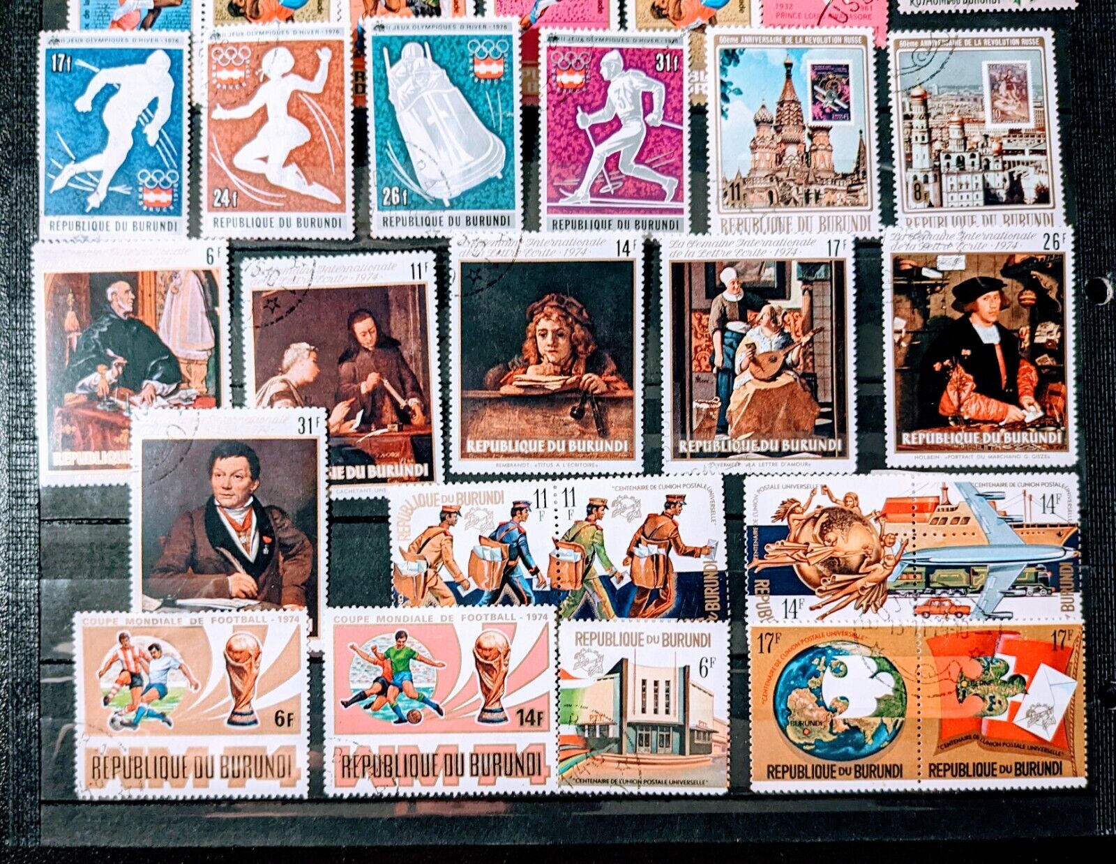 Burundi BOB Stamp Lot of 38. Used/CTO. Scott's 456//C88  sal's stamp store - Fresh Stock Dated January 2026