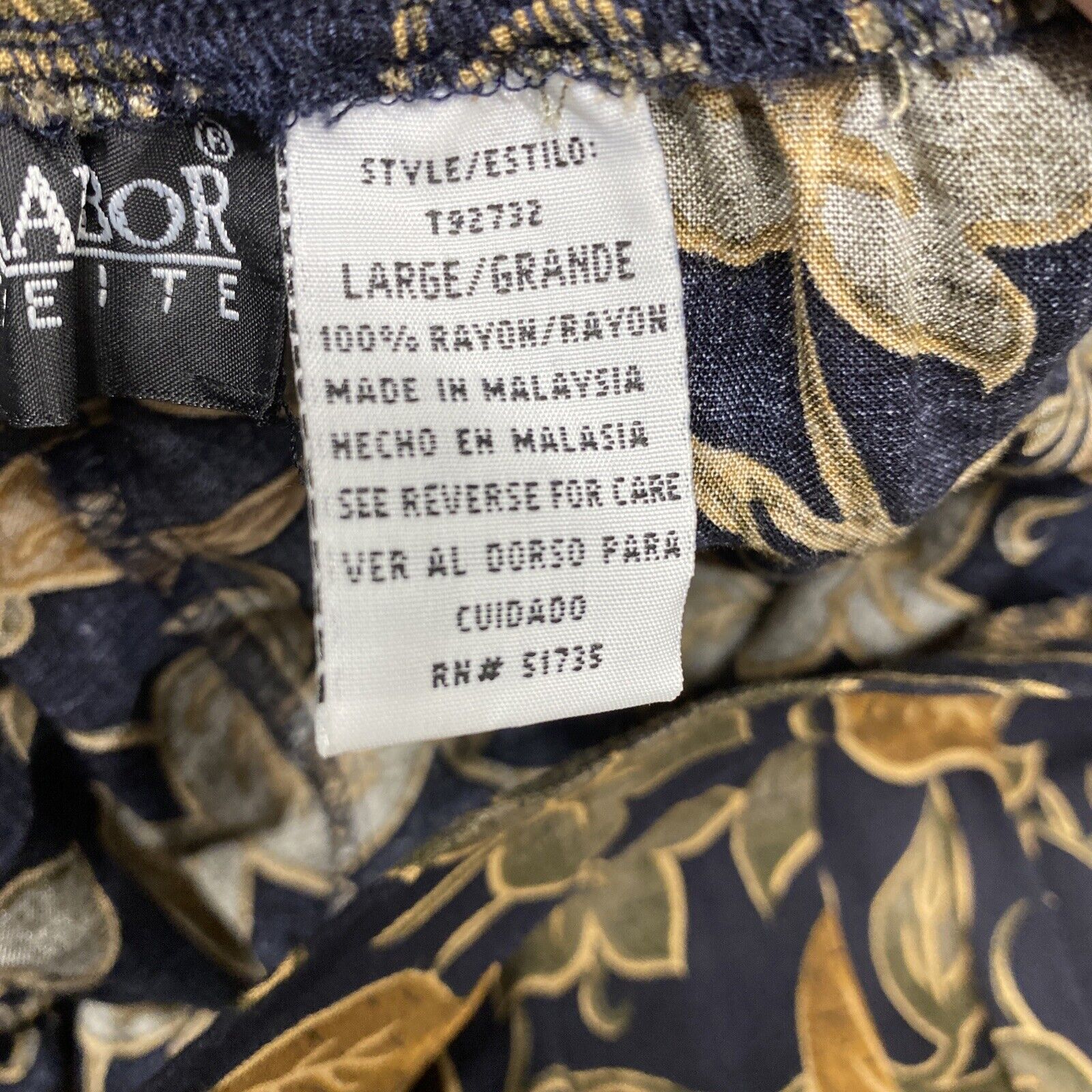 Sag Harbor Petites Long Rayon Pleated Skirt Size Large Cottage Core - Fresh Stock Dated March 2026