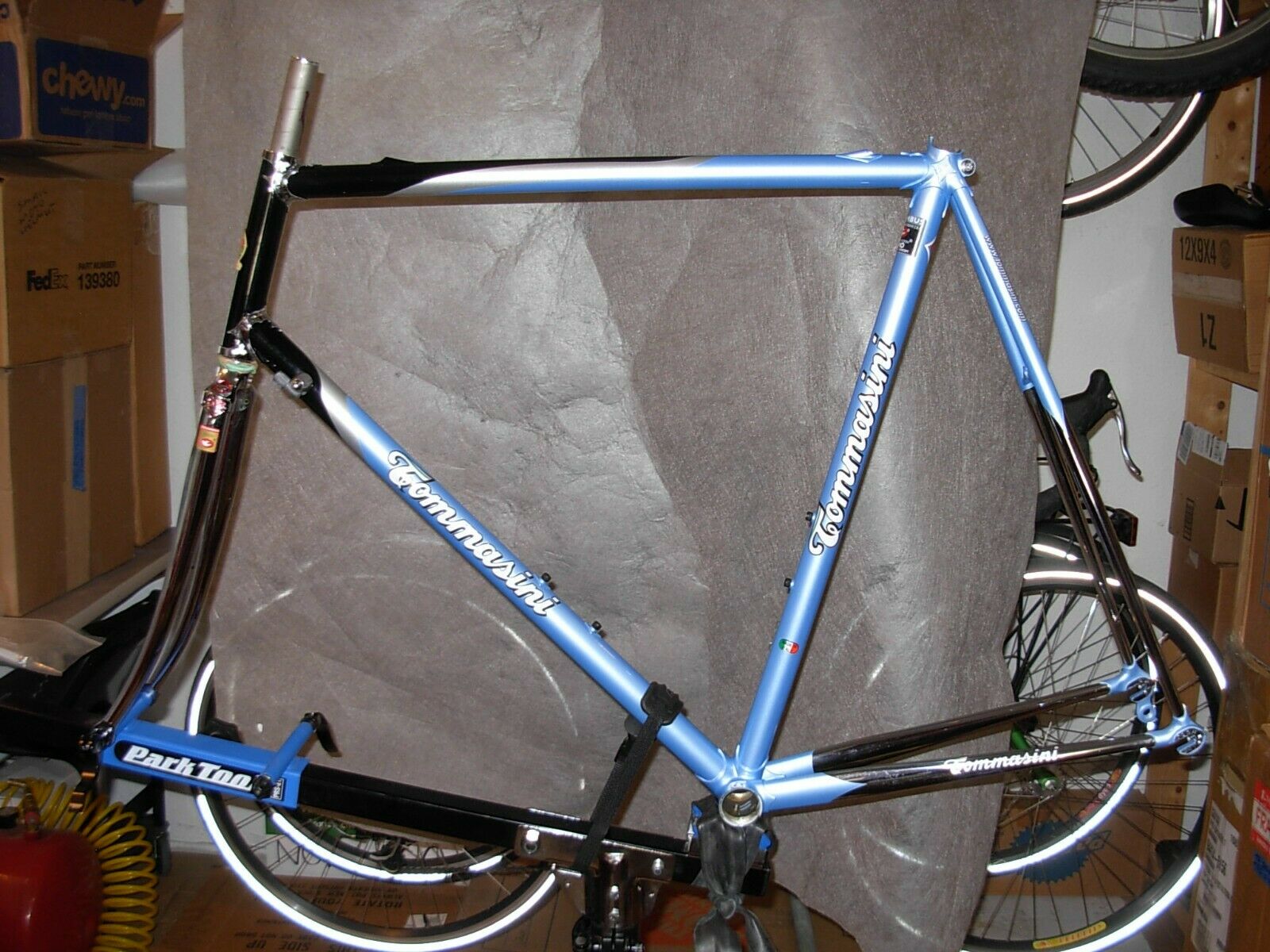TOMMASINI TECNO 59CM BRAND NEW NEVER BUILT ITALIAN FRAME/FORK FREE SHIP NO RES - Fresh Stock Dated December 2025