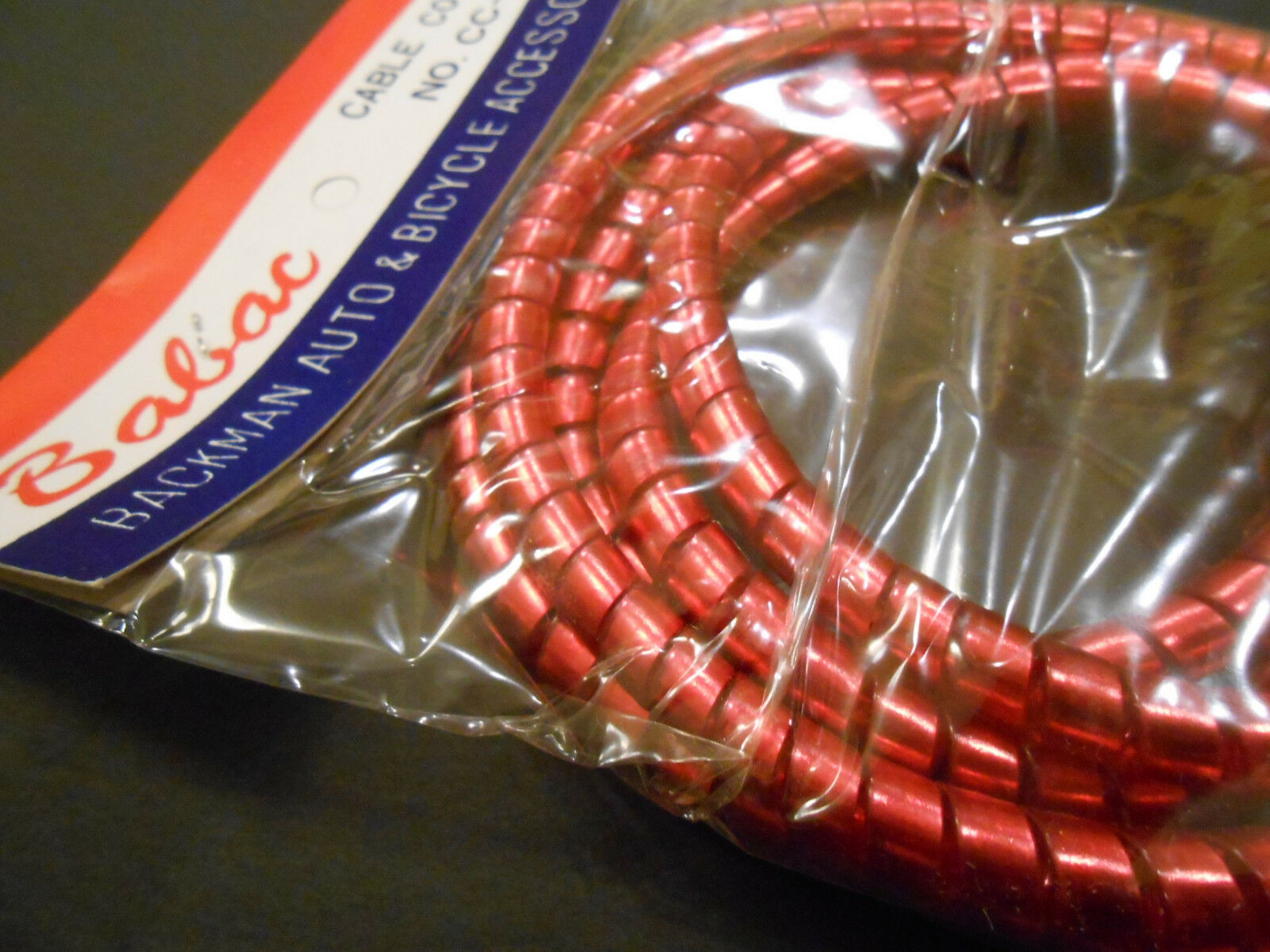 NOS Vintage Red Brake Cable Coil Wrap Vintage Bicycle Muscle Bike ME1 - Fresh Stock Dated December 2025
