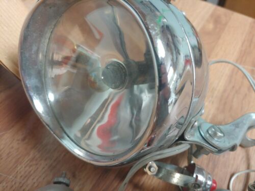 Vintage New Oxford NOS Bicycle Generator light Set w/ Headlight & Tailing SEARS - Fresh Stock Dated December 2025