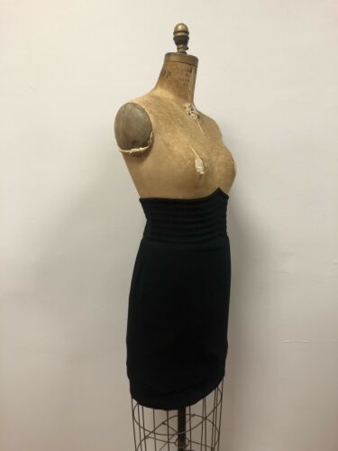 Vintage 1980’s GIANNI VERSACE Black Super High Waisted Skirt Fabulous! - Fresh Stock Dated February 2026