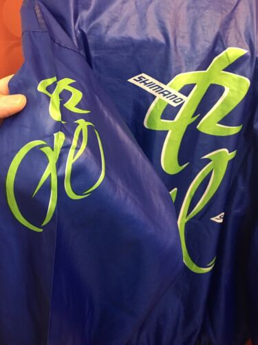 L VINTAGE 1980s Dura Ace Deore SHIMANO Cycling Jersey Wind Jacket SANTINI ITALY - Fresh Stock Dated December 2025