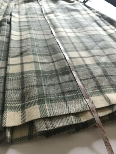 Vintage Scottish Moffat Weavers Wool Plaid Kilt Women's Size 14 - Fresh Stock Dated February 2026