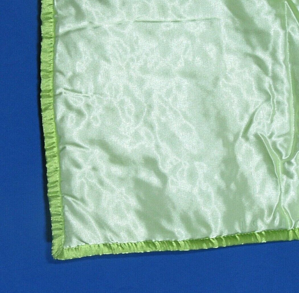 NIP POTTERY BARN PB Teen YUMMI PUFF PomPom LIME GREEN Satin STANDARD SHAM - Fresh Stock Dated December 2025