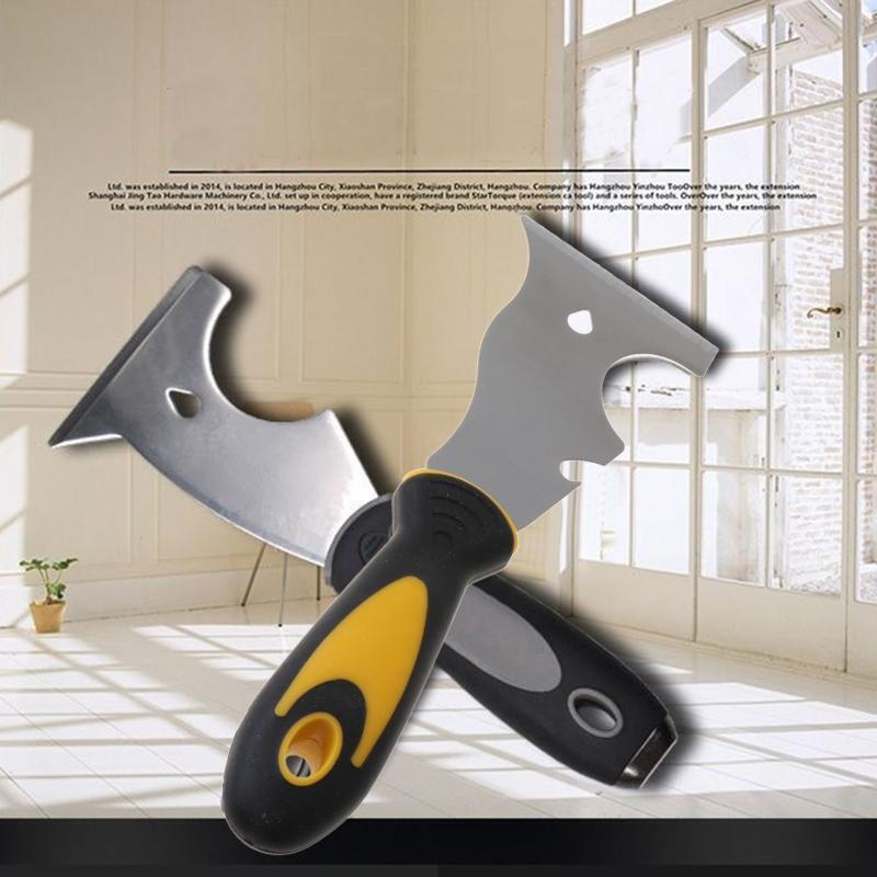 Stainless Steel Paint Putty Scraper 7in1 Tool Spackle  Caulk Removal Tool - Fresh Stock Dated February 2026