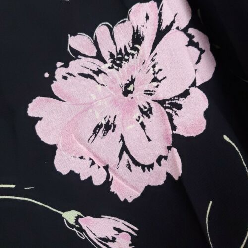 LAURA ASHLEY Tops Black Pink Floral Maxi Skirt Vintage 90s  Size 8 - Fresh Stock Dated March 2026