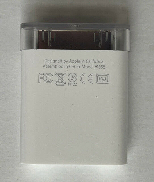 Genuine Apple iPad Camera Connection Kit MC531ZM/A - 1 Connector Only - Fresh Stock Dated February 2026