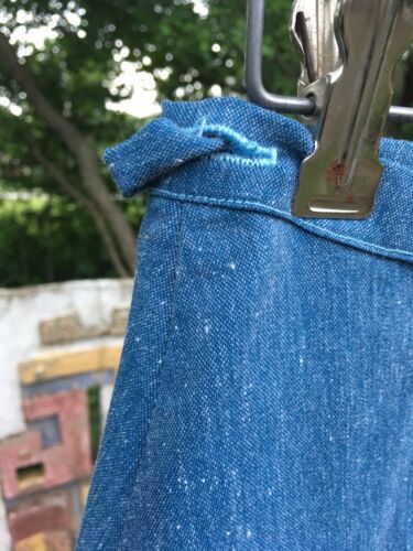 Vtg 70s Chambray White Embroidered Birds Oaxacan Flaired Wrap Skirt Hippie Boho - Fresh Stock Dated February 2026