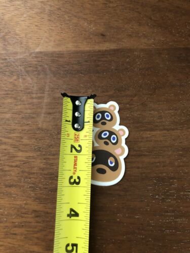 Animal Crossing Nook Vinyl Decal Sticker Nintendo 3” - Fresh Stock Dated December 2025