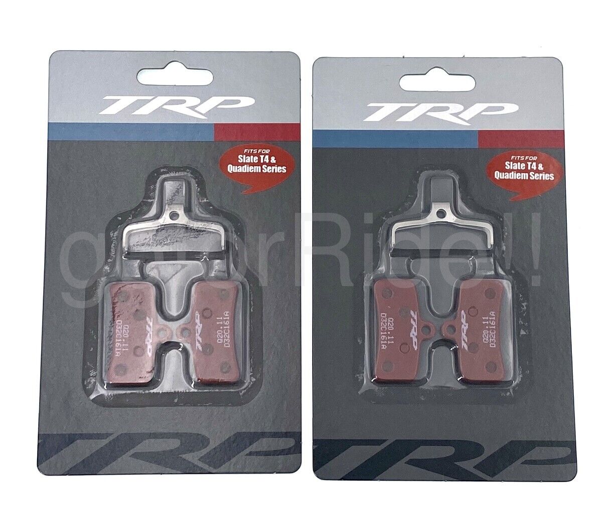 2x TRP Bike Q20.11 Disc Brake Pads w/ Spring -Quadiem SL, Slate T4 NIB - Fresh Stock Dated February 2026