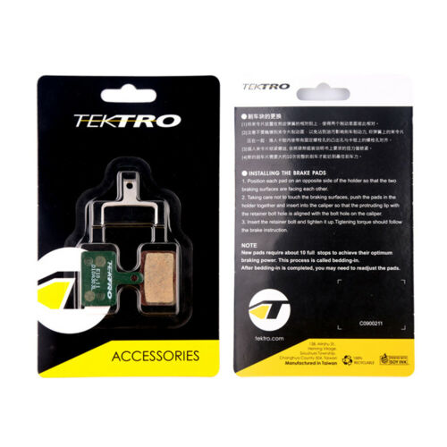 1 or 2 Pairs Tektro E10.11 Metal Ceramic Disc Brake Pads Auriga/Draco/Orion - Fresh Stock Dated December 2025