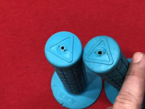 TEAL BLUE AME BUBBLE FONT TRI GRIPS OLD SCHOOL BMX A’ME - Fresh Stock Dated December 2025