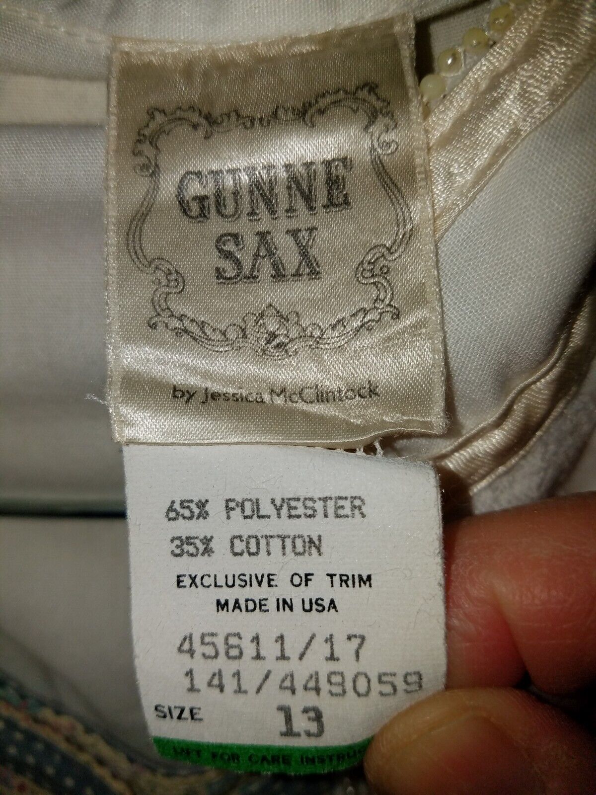 GUNNE SAX VINTAGE SKIRT AND QUILTED JACKET WITH BLOUSE - Fresh Stock Dated March 2026