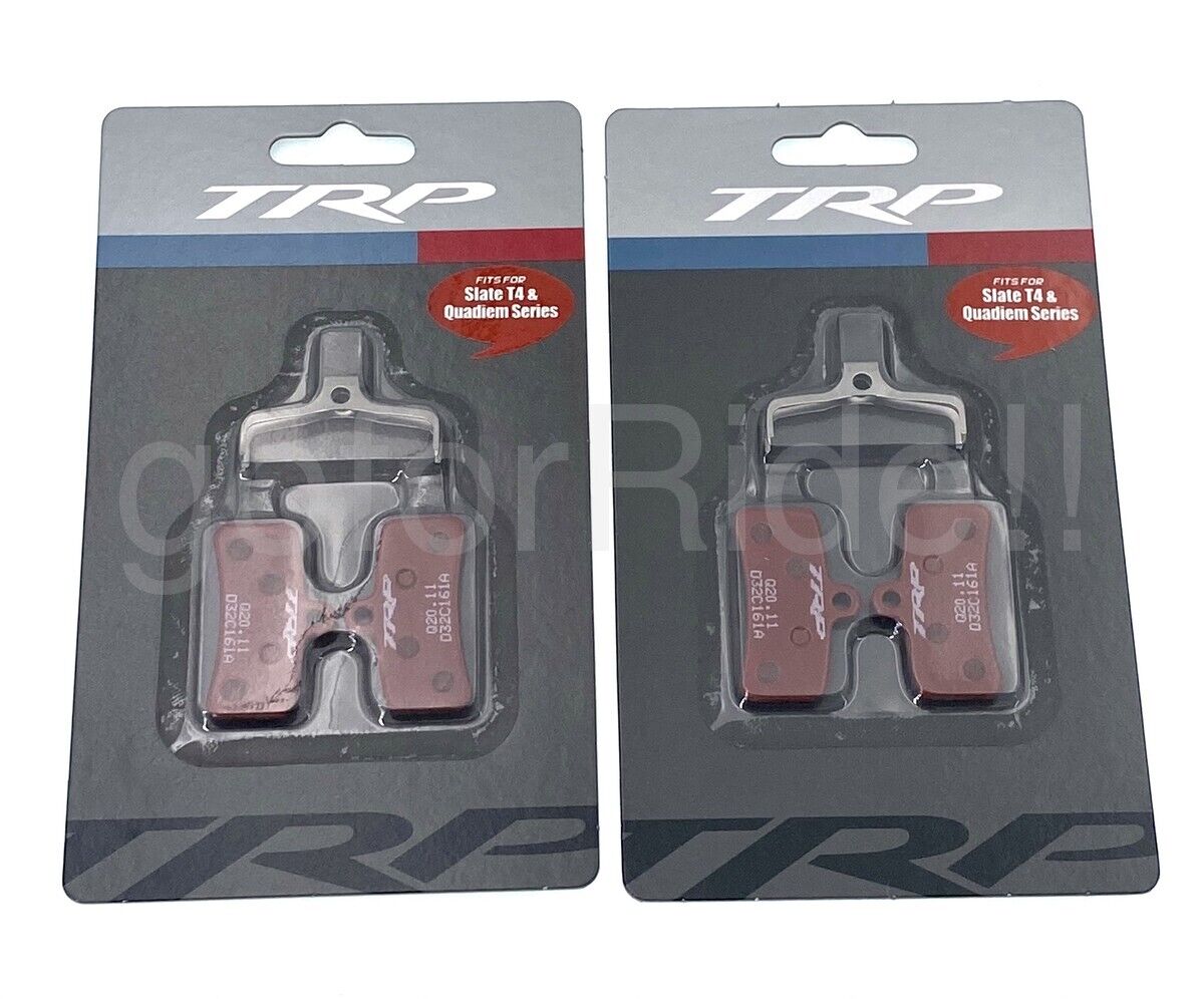 2x TRP Bike Q20.11 Disc Brake Pads w/ Spring -Quadiem SL, Slate T4 NIB - Fresh Stock Dated February 2026