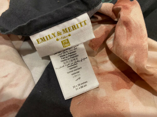 Pottery Barn Teen Emily & Meritt standard pillow shams Set of 2 floral - Fresh Stock Dated December 2025