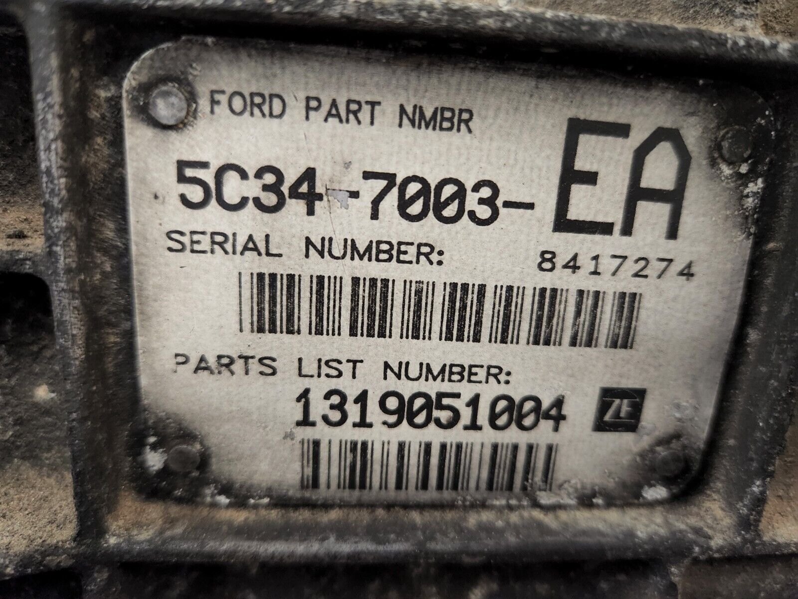 2003-2010 FORD SUPER DUTY MANUAL TRANSMISSION 6.0L 6.4L DIESEL ZF6 S6-650 S6-750 - Fresh Stock Dated February 2026