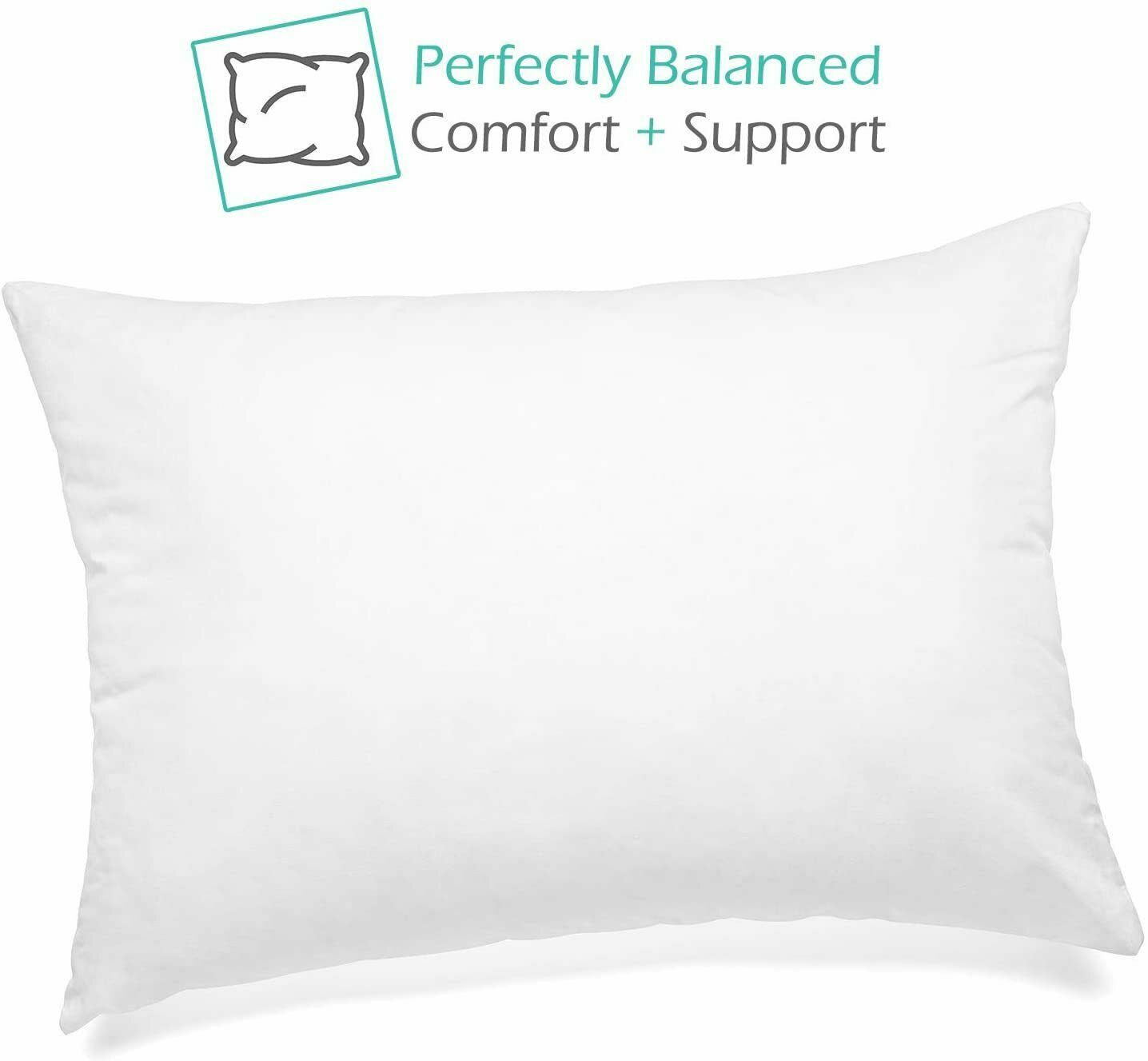 Toddler Pillow for Sleeping Hypoallergenic Cotton Cover Machine Washable - Fresh Stock Dated December 2025