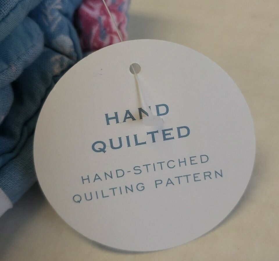 Simply Shabby Chic Lily Rose Blue Quilted Pillow Sham, Standard NEW - Fresh Stock Dated February 2026