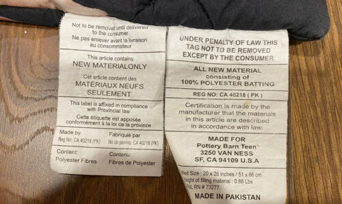 Pottery Barn Teen Emily & Meritt standard pillow shams Set of 2 floral - Fresh Stock Dated December 2025