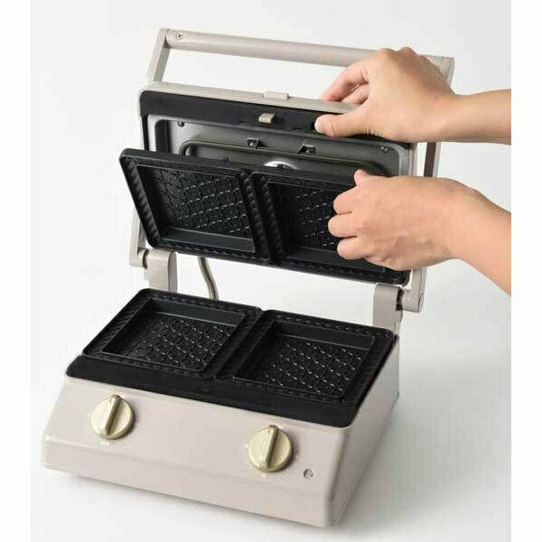 BRUNO BOE084-Greige Grill Sandwich Maker Double Bread NEW from JAPAN - Fresh Stock Dated February 2026